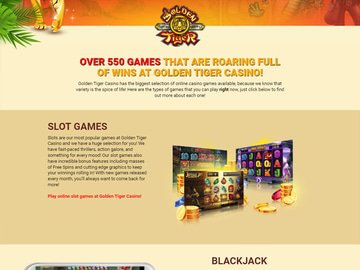 Golden Tiger Casino Software Preview