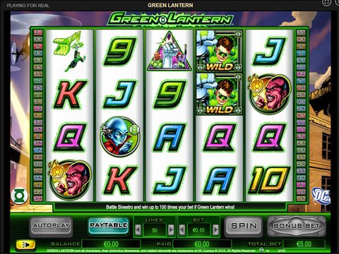 Try The Green Lantern Slots With No Download