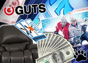 Guts Casino Canadian Lazy Boy Love Seat Raffle