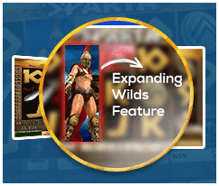 expanding wilds slots feature