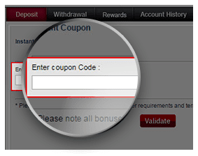 how to claim a bonus code