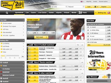 Interwetten Homepage Preview