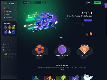 JackBit Casino Homepage Preview