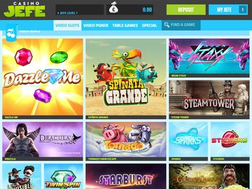 Jefe Casino Software Preview