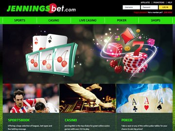 Jenningsbet Casino Homepage Preview