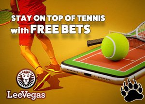 LeoVegas Casino Tennis Free Bets Promo