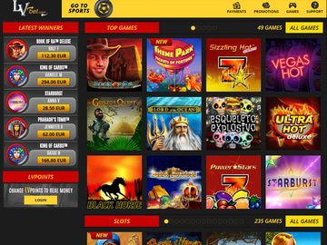 Lvbet Casino Software Preview