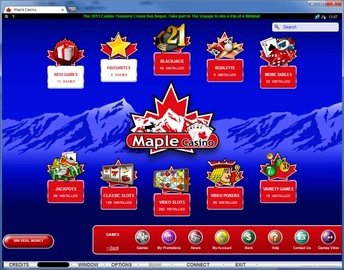 Maple Casino Software Preview