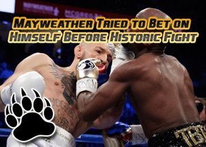 mayweather bet on himself mcgregor fight night