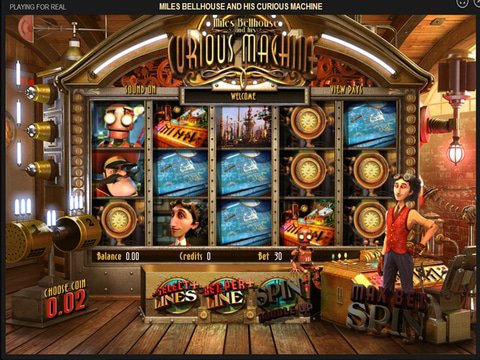 Miles Bellhouse and Curious Machine Slot Machine