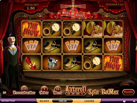 Play The Free Slot Moulin Rouge From SkillOnNet Casinos