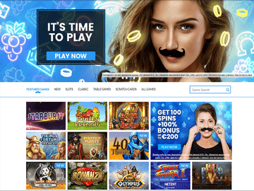 Mr Play Casino Homepage Preview