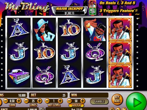 Mr. Bling Slot Machine Demo