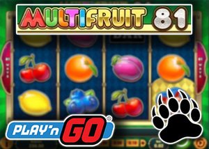 new multifruit slot play'n go casinos