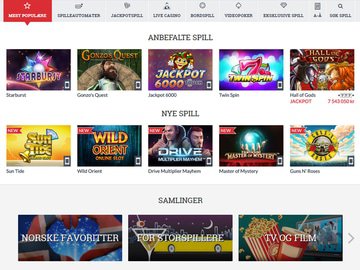 Norgesautomaten Casino Software Preview