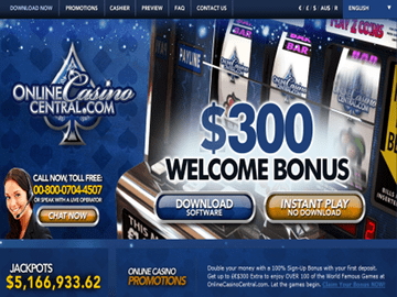 Online Casino Central Homepage Preview