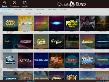 Oscar Bianca Casino Software Preview