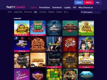 Party Casino Software Preview