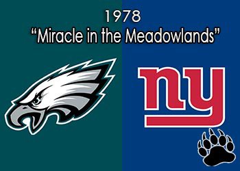 Philadelphia Eagles vs New York Giants - Miracle in the Meadowlands