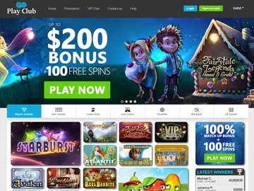 Play Club Homepage Preview