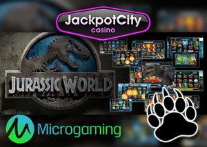 $1600 Jackpot City Casino Bonus Microgaming Jurassic World Slot