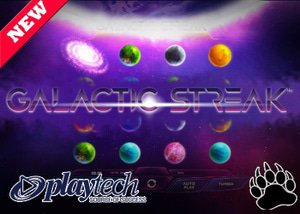 Playtech Casinos New Galactic Streak Slot