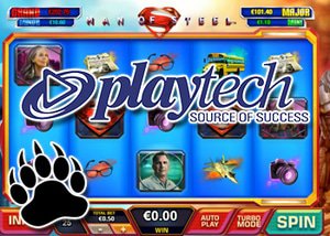 playtech new slot man of steel DC