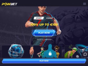 PowBet Homepage Preview