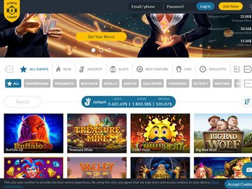 Power Casino Homepage Preview
