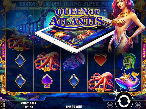No Download Version Of The Atlantis Queen Slot Machine