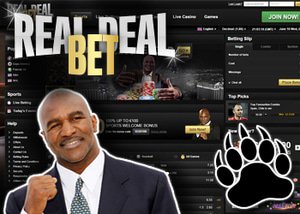 Evander Holyfield Behind RealDealBet