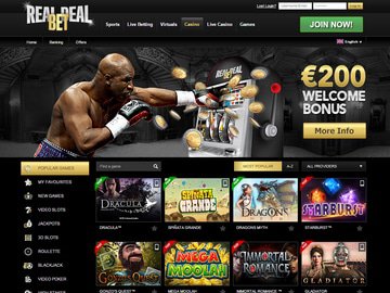 Real Deal Bet Homepage Preview