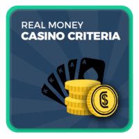 real money casino criteria