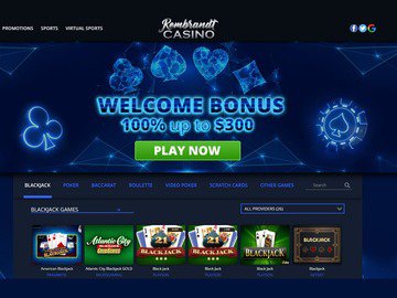 Rembrandt Casino Homepage Preview