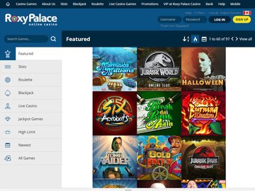 Roxy Palace Casino Software Preview