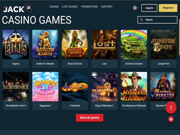 Jack21 Casino Software Preview