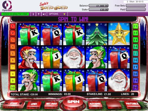 Santas Slotto Grotto Game Preview