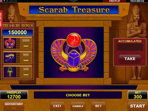 Scarab Treasure Game Preview