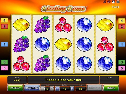 Sizzling Gems Game Preview