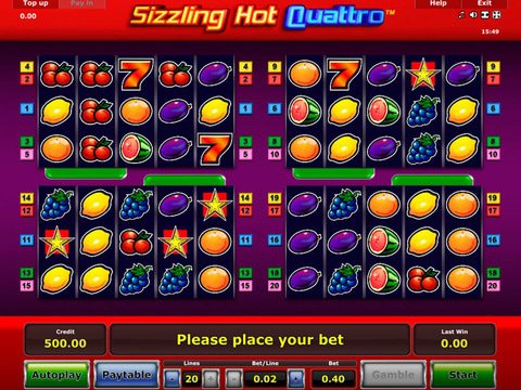 Sizzling Hot Quattro Game Preview