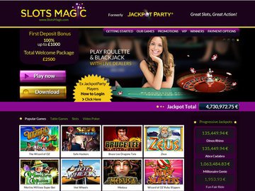 Slots Magic Casino Software Preview