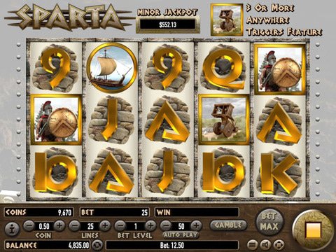 Play Spartan Warrior Slot Machine Free with No Download