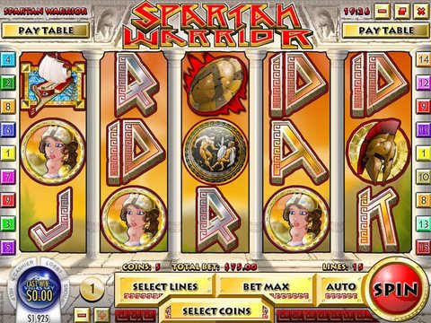 Spartan Warrior : Slot Machine Game Free Online