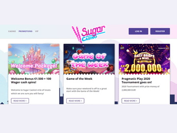 Sugar Casino Software Preview