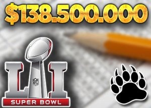 Betting on Sports Superbowl Li Broke Records