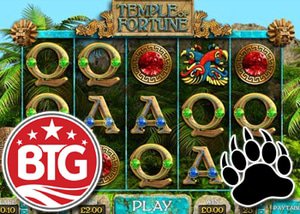 Big Time Gaming Launch Temple of Fortune