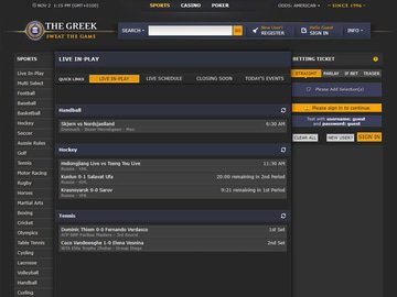 The Greek Homepage Preview