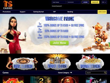 Times Square Casino Homepage Preview