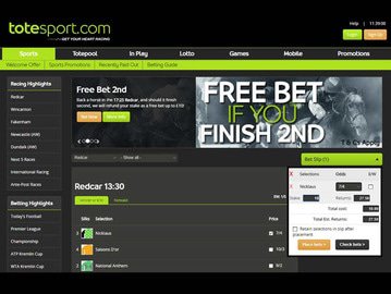 Tote Sport Homepage Preview