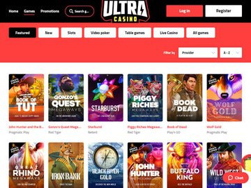 Ultra Casino Software Preview